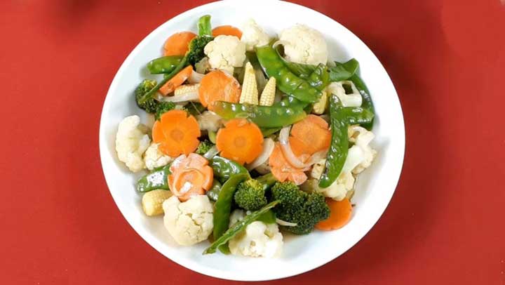 Thực đơn món chay ngon: Bông cải xào thập cẩm