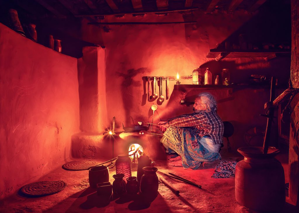 Bếp gia đình truyền thống