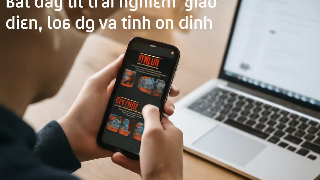 1) Bắt đầu từ trải nghiệm: giao diện, tốc độ và tính ổn định Minh họa: 1) Bắt đầu từ trải nghiệm: giao diện, tốc độ và tính ổn định